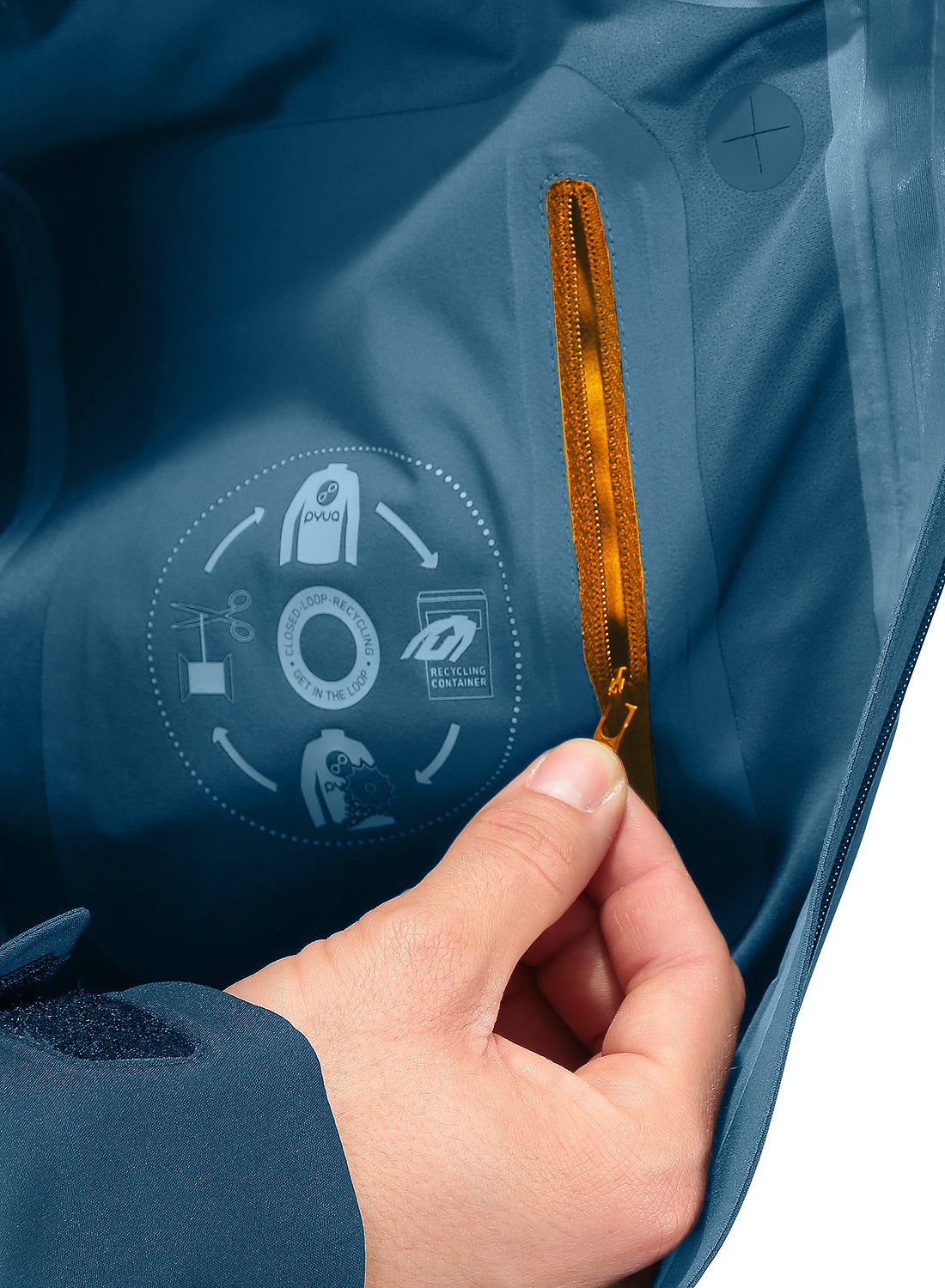 Herren Skijacke BREAKOUT-Y 2.0 - golden brown/ poseidon blue