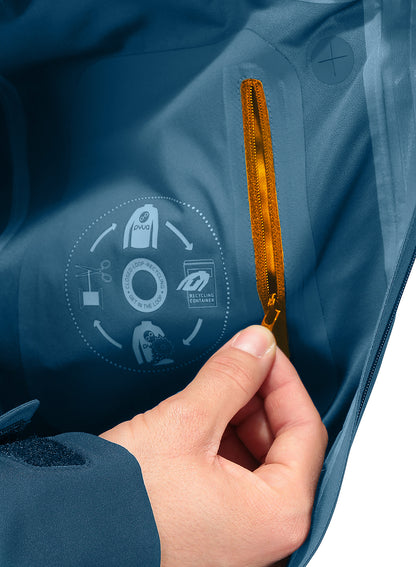 Herren Skijacke BREAKOUT-Y 2.0 - golden brown/ poseidon blue