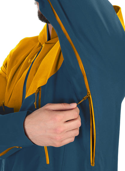 Herren Skijacke BREAKOUT-Y 2.0 - golden brown/ poseidon blue