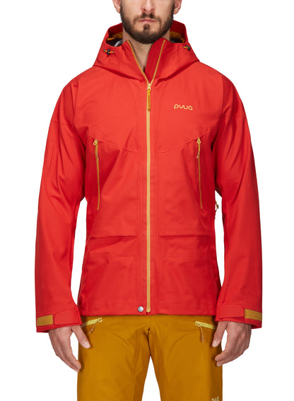 Herren Skijacke GORGE-Y - warm red