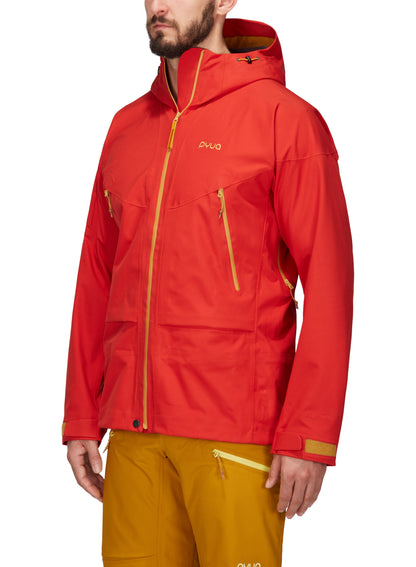Herren Skijacke GORGE-Y - warm red