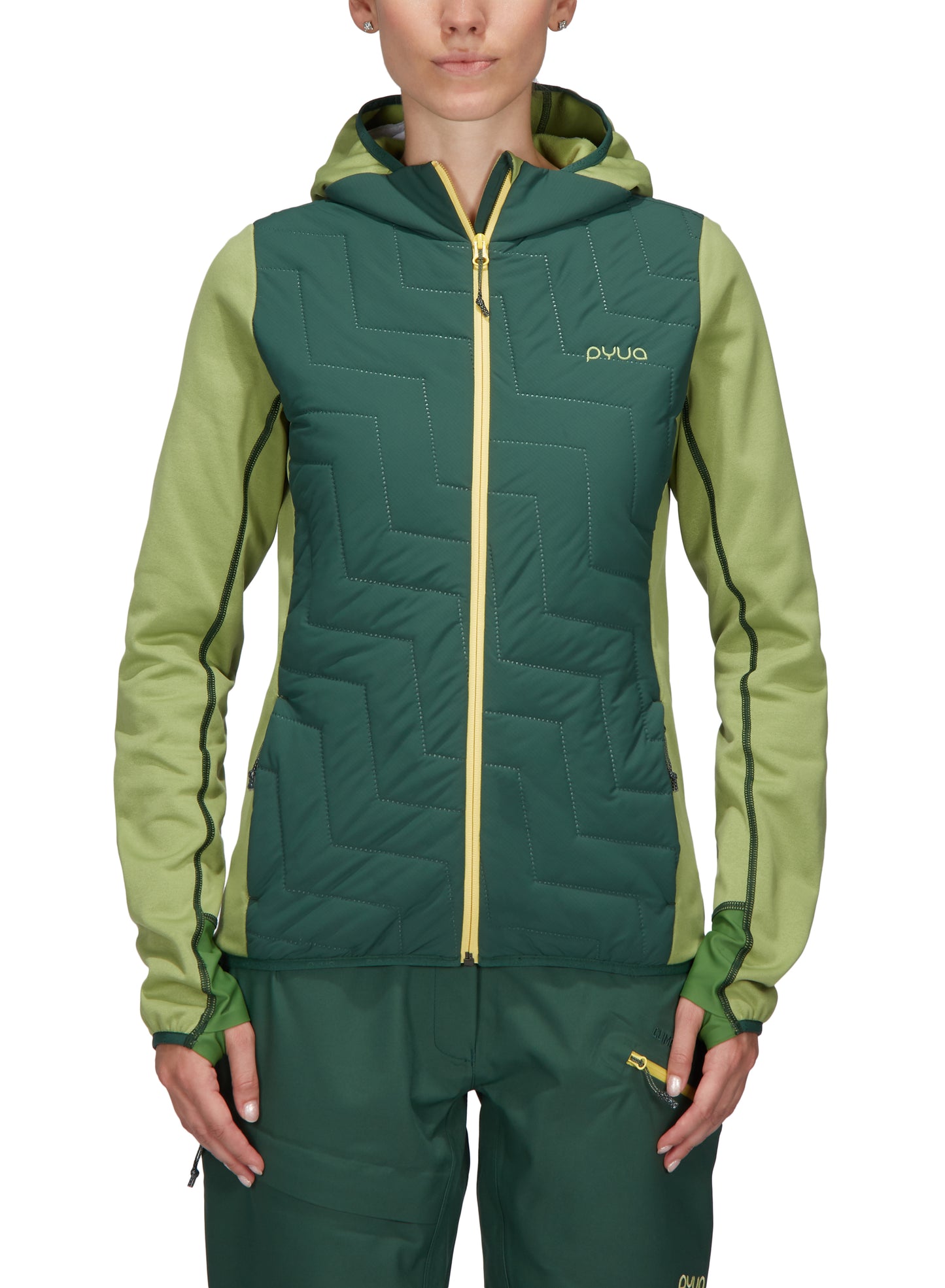 Damen Isolationsjacke BLAZE - pistachio - pine green