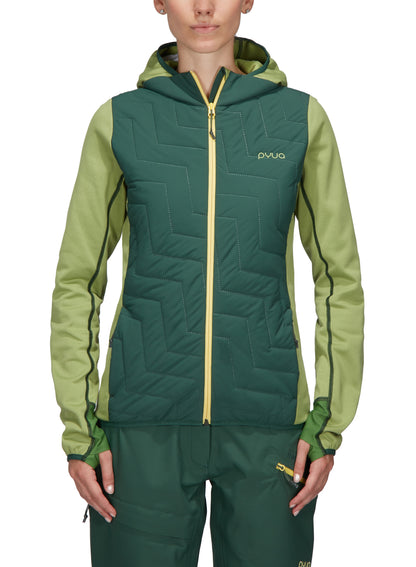 Damen Isolationsjacke BLAZE - pistachio - pine green