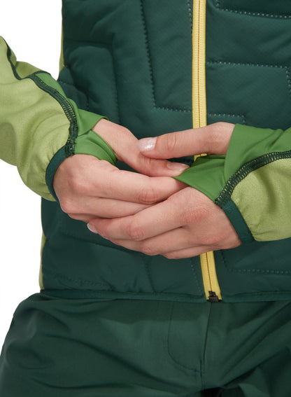 Damen Isolationsjacke BLAZE - pistachio - pine green
