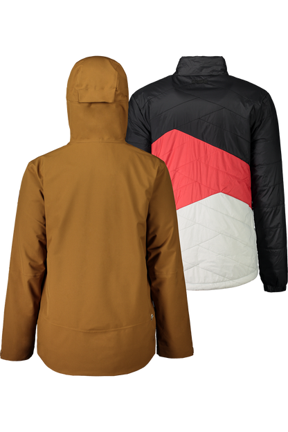 Herren Skijacke KöbiM. 3-in-1 walnut