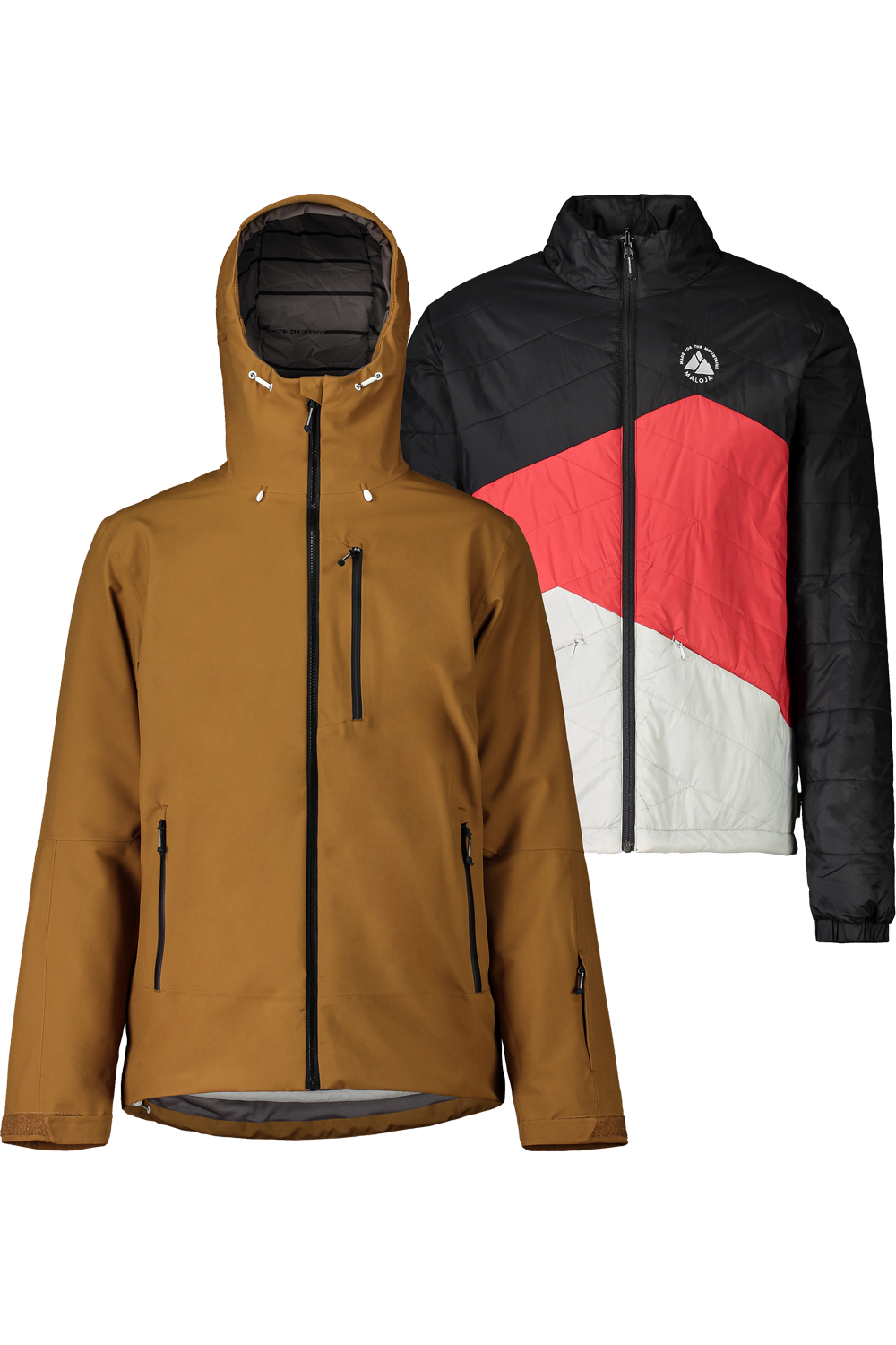 Herren Skijacke KöbiM. 3-in-1 walnut