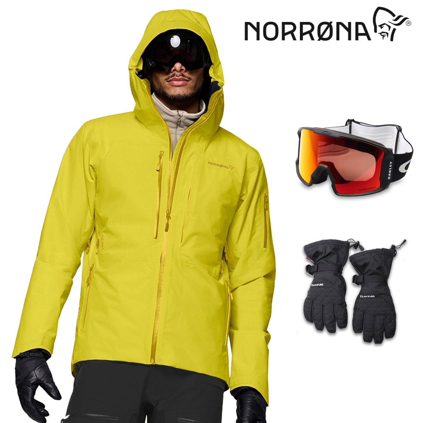 Herren Skibekleidung Set - Antique Moss