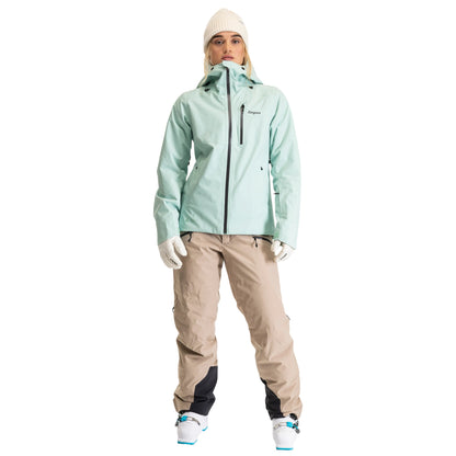 Damen Skijacke Oppdal Insulated Shell Jacket - Mint Crush