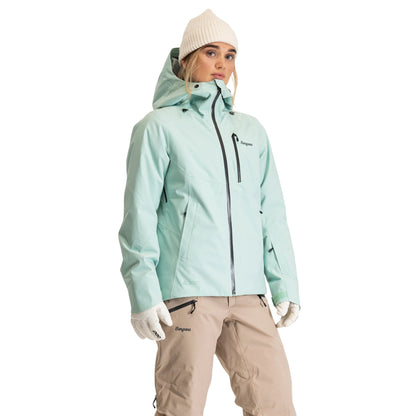 Damen Skijacke Oppdal Insulated Shell Jacket - Mint Crush