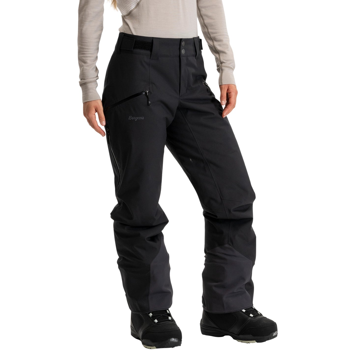 Damen Skihose Oppdal Insulated Shell Pants - Black