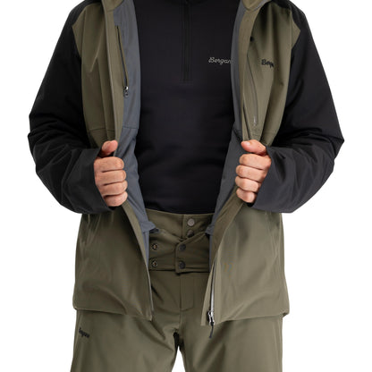 Herren Skijacke Oppdal Insulated Shell Jacket - Pine Forest / Black