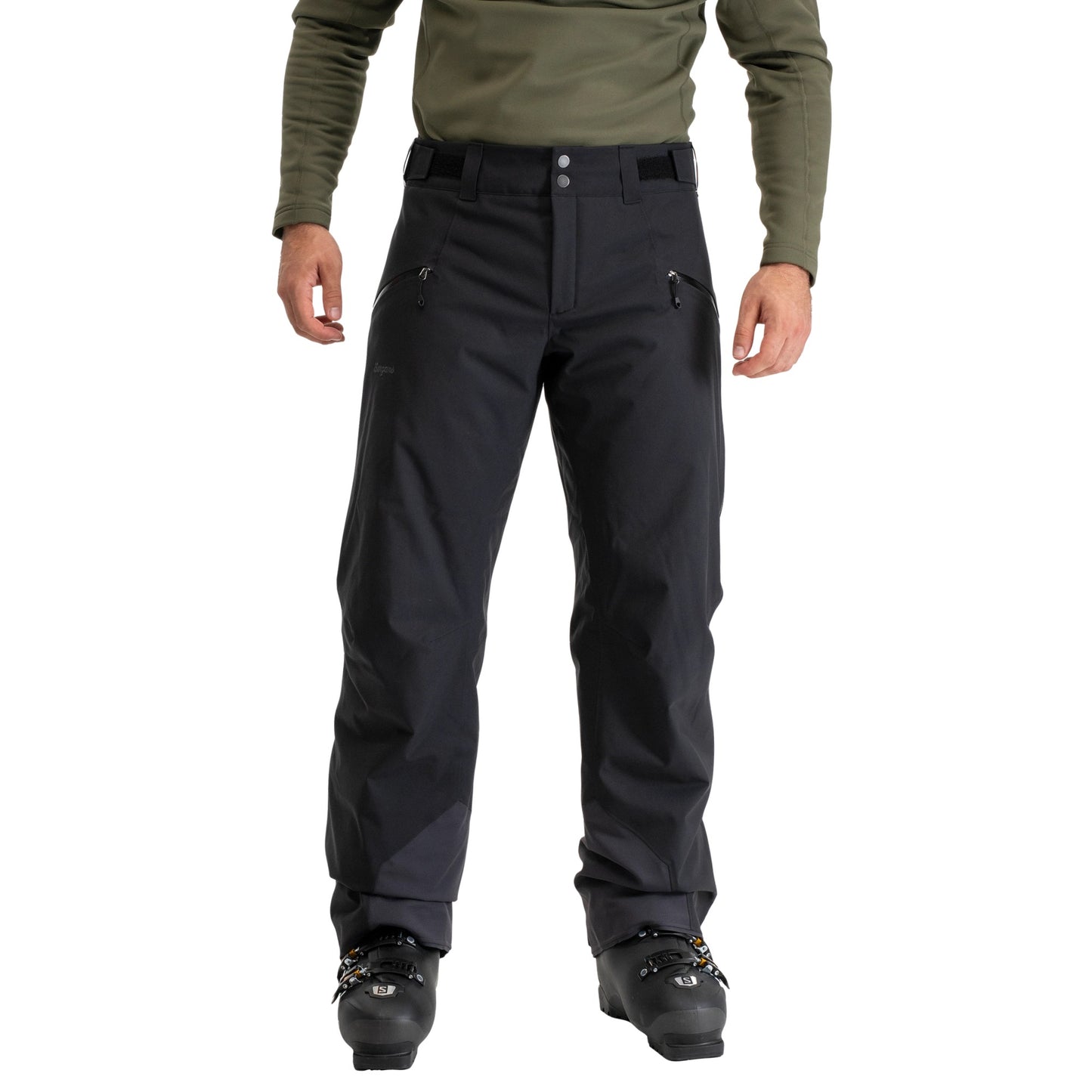 Herren Skihose Oppdal Insulated Shell Pants - Black