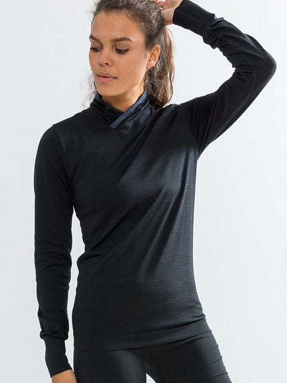 CRAFT Damen Fuseknit Comfort Wrap LS - black (Kauf)