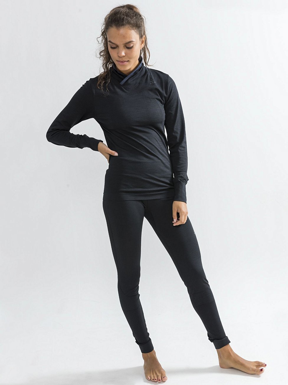 CRAFT Damen Fuseknit Comfort Wrap LS - black (Kauf)