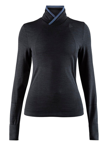CRAFT Damen Fuseknit Comfort Wrap LS - black (Kauf)