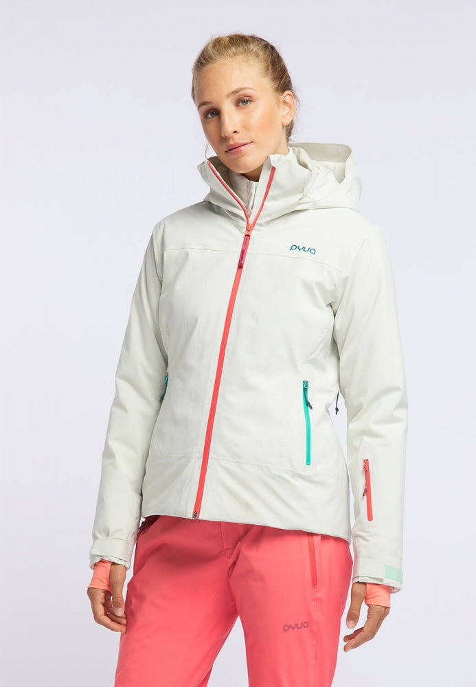 Damen Skijacke BLISTER - foggy white