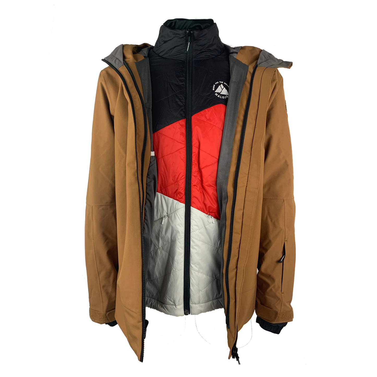 Herren Skijacke KöbiM. 3-in-1 walnut