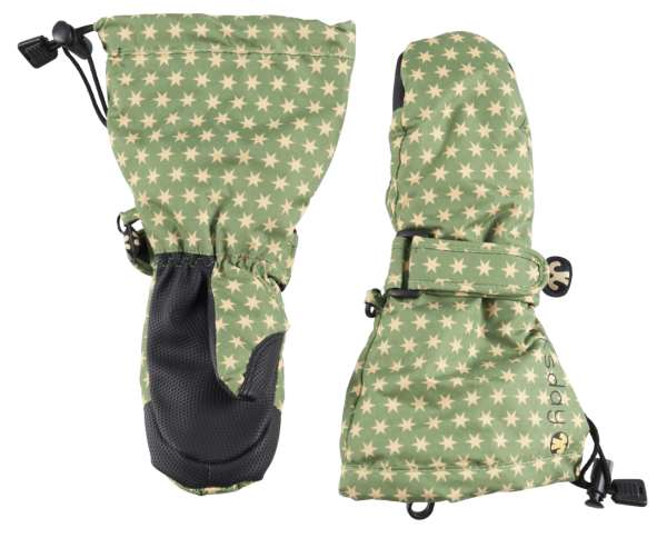 Kids Skihandschuh FÄUSTLING - funky green