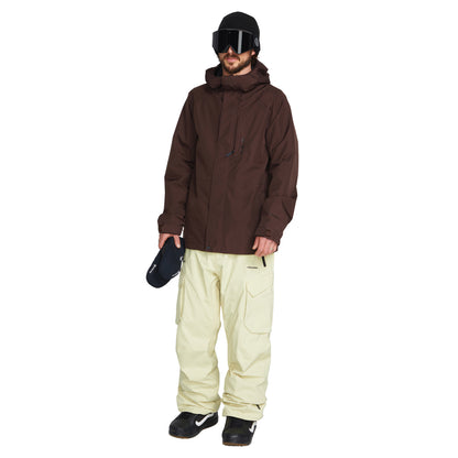 Herren Snowboardjacke DUA INS GORE-TEX Jacket - Brown