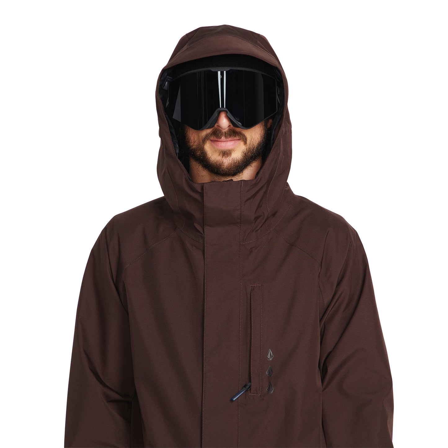 Herren Snowboardjacke DUA INS GORE-TEX Jacket - Brown