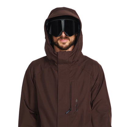 Herren Snowboardjacke DUA INS GORE-TEX Jacket - Brown