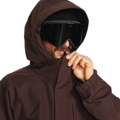 Herren Snowboardjacke DUA INS GORE-TEX Jacket - Brown