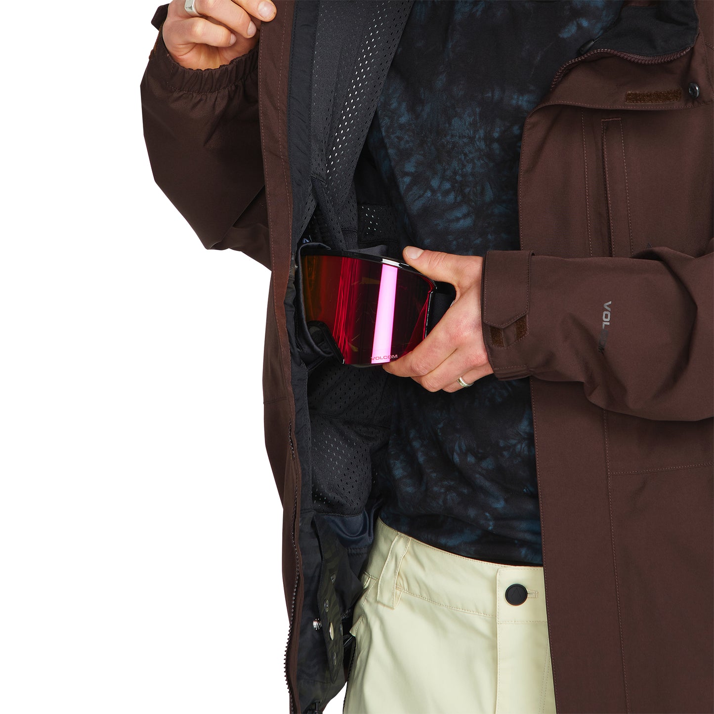 Herren Snowboardjacke DUA INS GORE-TEX Jacket - Brown