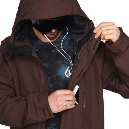 Herren Snowboardjacke DUA INS GORE-TEX Jacket - Brown