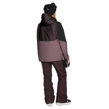 Damen Skijacke ARIS INS GORE-TEX Jacket - Black Plum