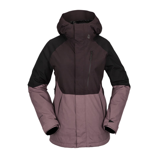 Damen Skijacke ARIS INS GORE-TEX Jacket - Black Plum