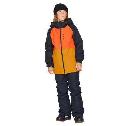Kids Snowboardjacke BRECK INS Jacket - Orange Shock