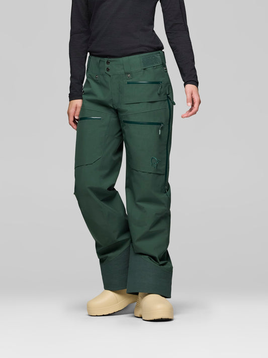 Damen Skihose LOFOTEN Insulated Gore-Tex - Jungle Green