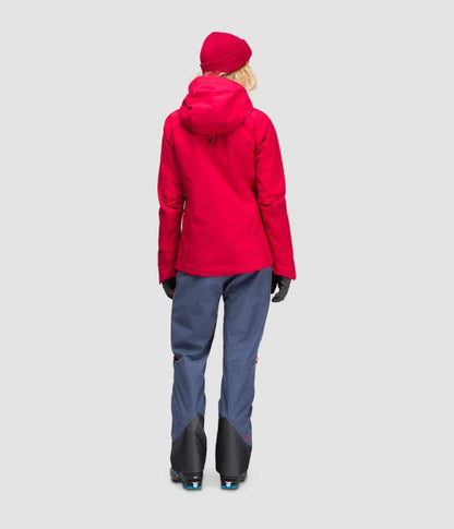 Damen Skijacke LOFOTEN - jester red