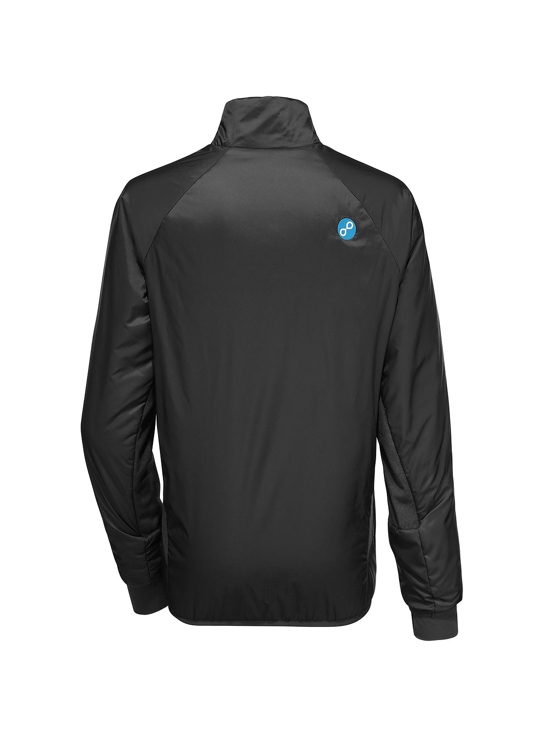 Herren Isolationsjacke BASK-Y - almost black/ magnet grey melange