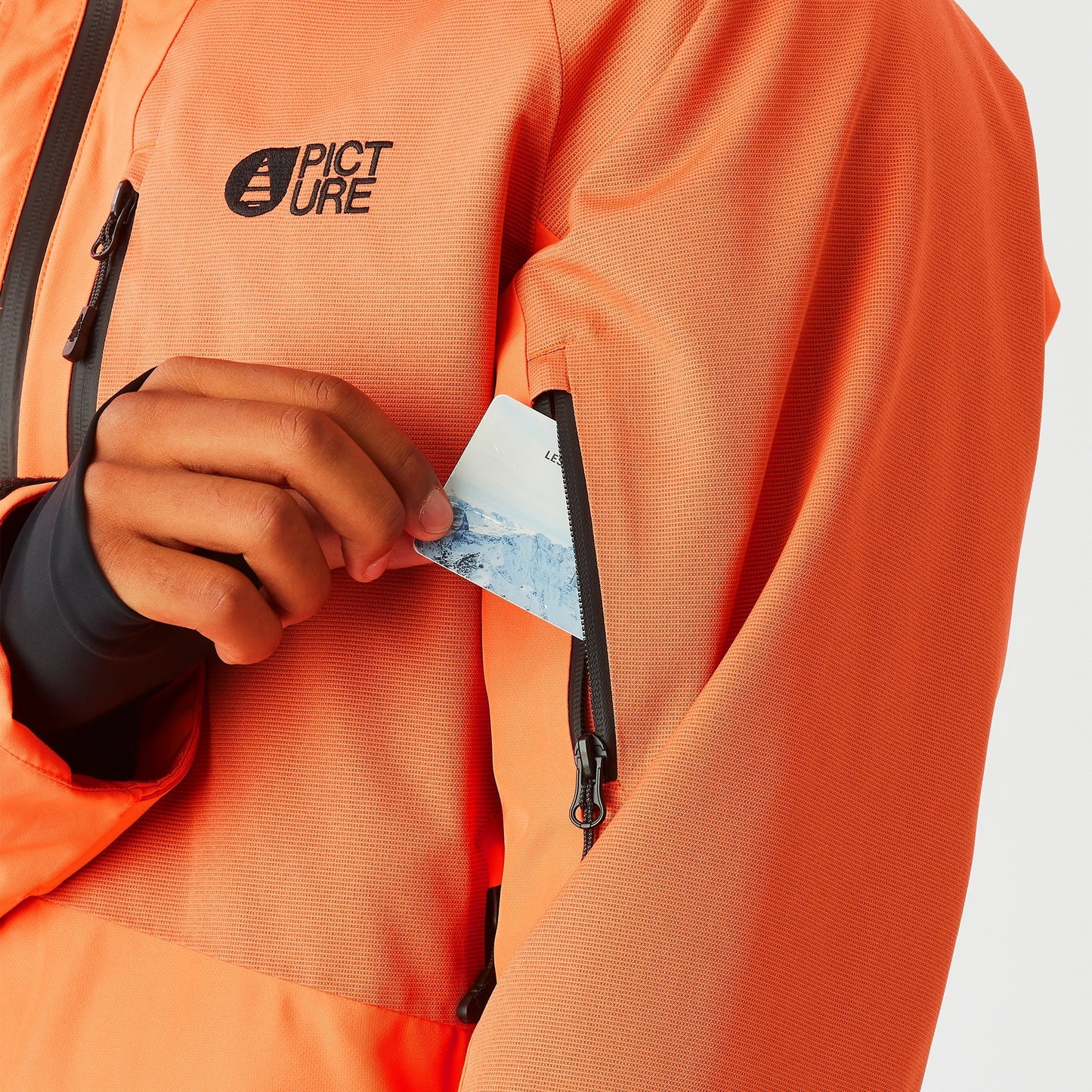 Herren Skijacke GOODS - Neon Fire