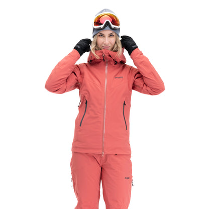 Damen Skijacke Oppdal - Rusty Dust