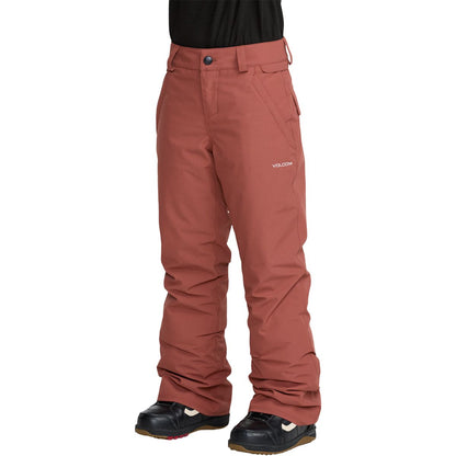 Kids Snowboardhose FROSTIQUE INSULATED PANT - Henna