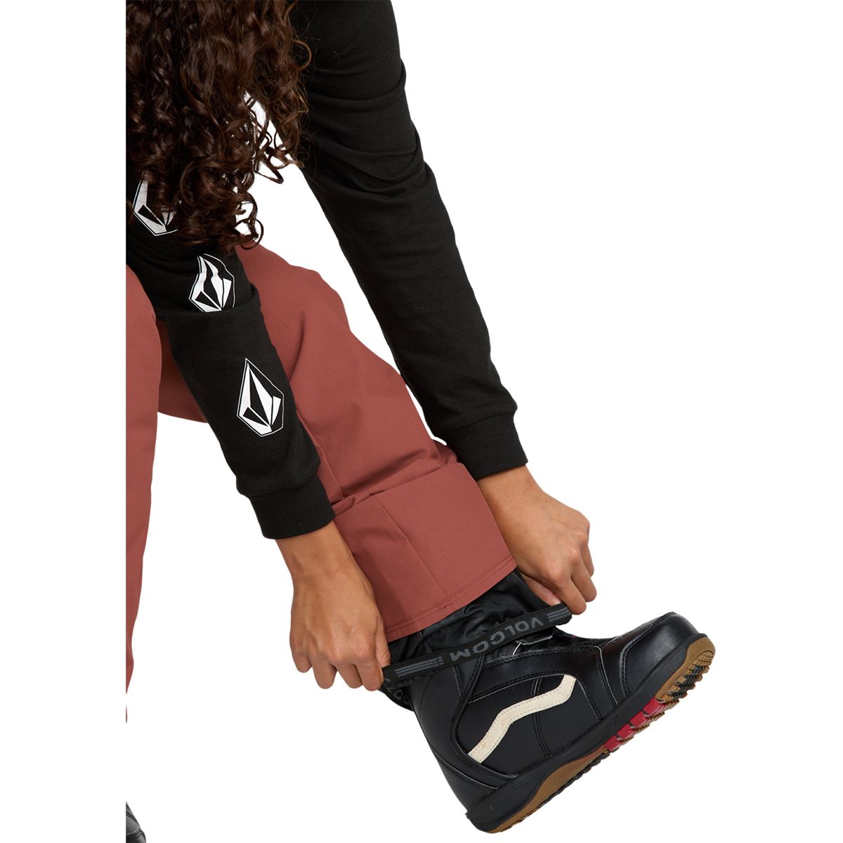 Kids Snowboardhose FROSTIQUE INSULATED PANT - Henna