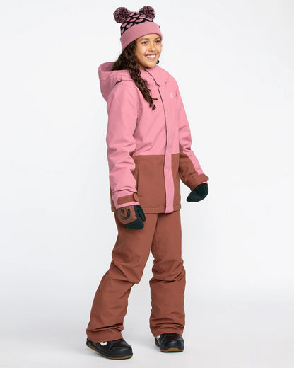 Kids Snowboardjacke SASS'N'FRASS INSULATED JACKET - Mesa Rose