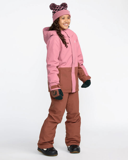 Kids Snowboardhose FROSTIQUE INSULATED PANT - Henna
