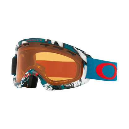 Oakley O Frame 2.0 XS Snow Goggle OO7048-08 - Shady Trees Blue Red - Persimmon