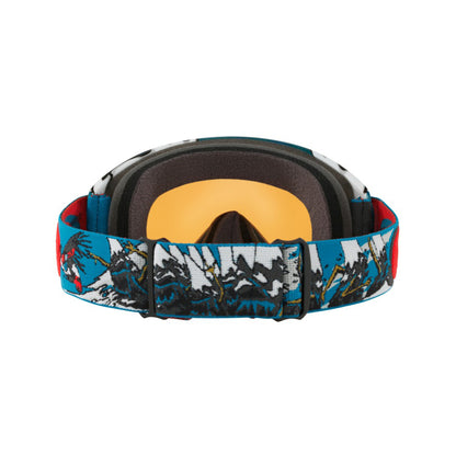 Oakley O Frame 2.0 XS Snow Goggle OO7048-08 - Shady Trees Blue Red - Persimmon