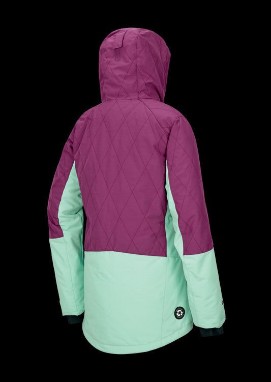 Damen Skijacke MINERAL - raspberry