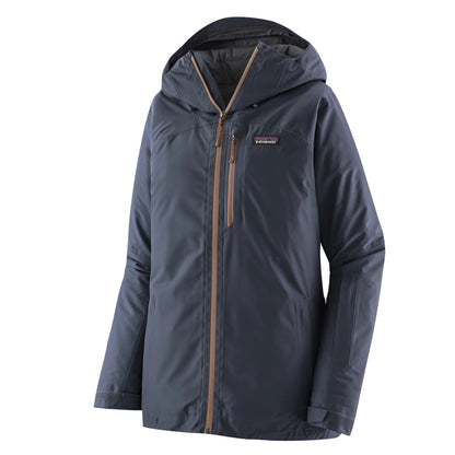 Damen Skijacke Powder Town - Smolder Blue w/ Dulse Mauve