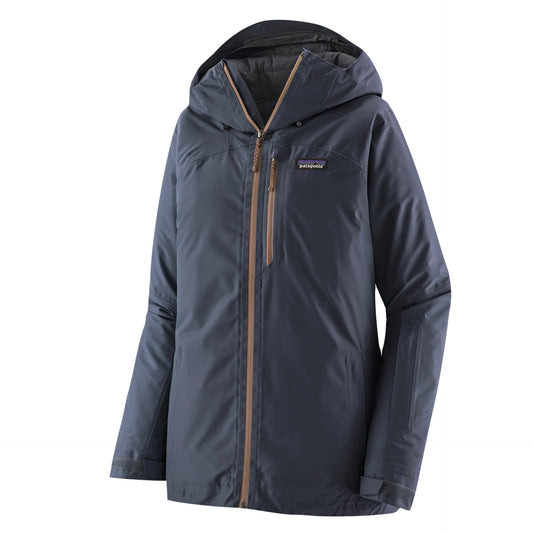 Damen Skijacke Powder Town - Smolder Blue w/ Dulse Mauve