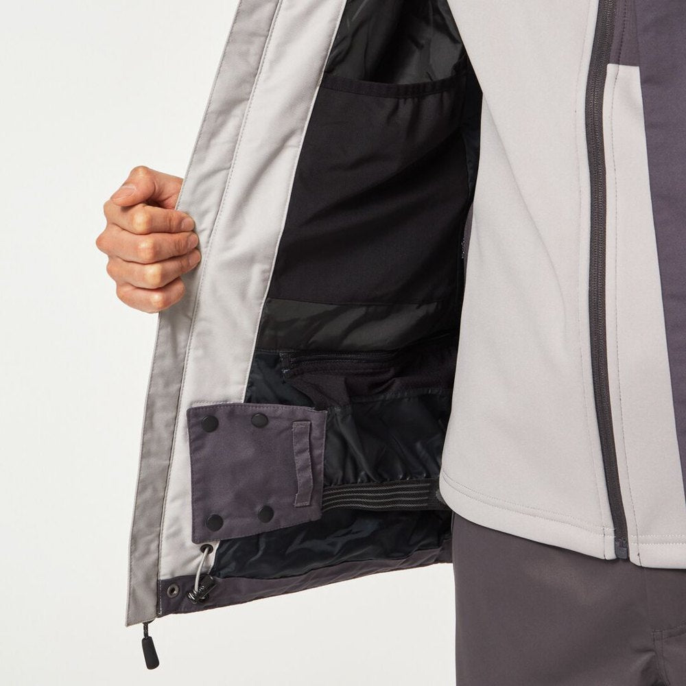 Herren Skijacke SIERRA INSULATED JACKET - Stone Gray / Forged Iron